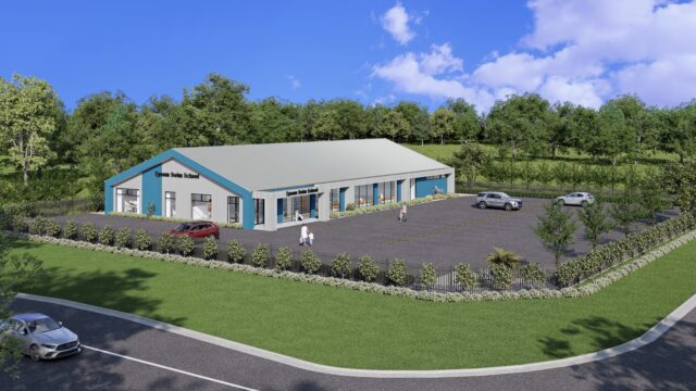 Architecturally stunning future Swim School for lease (STCA) Location Photo